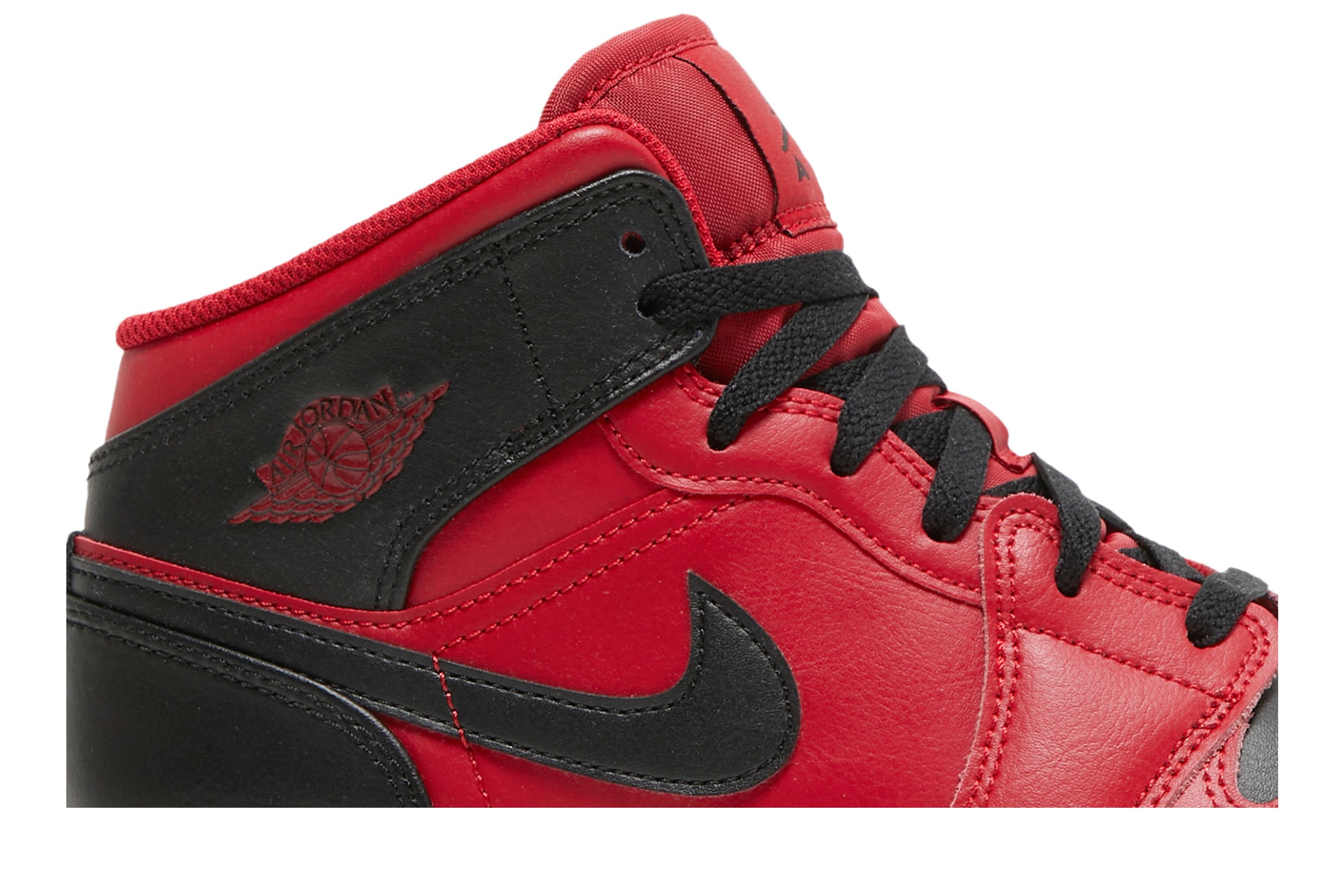 Buy Air Jordan 1 Mid GS Reverse Bred 554725 660 GOAT
