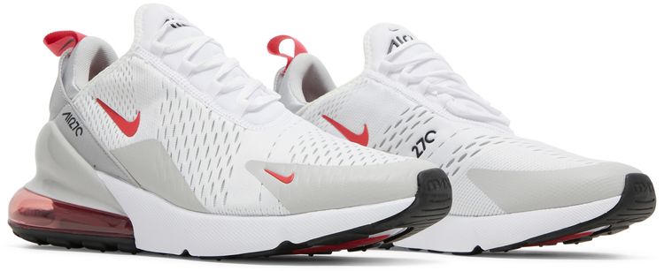 Nike Air Max 270 White Light Fusion Red