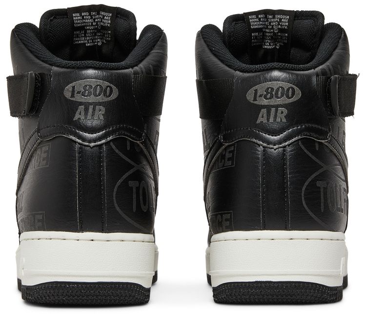 Nike Air Force 1 High 07 Premium Toll Free Pack   Black