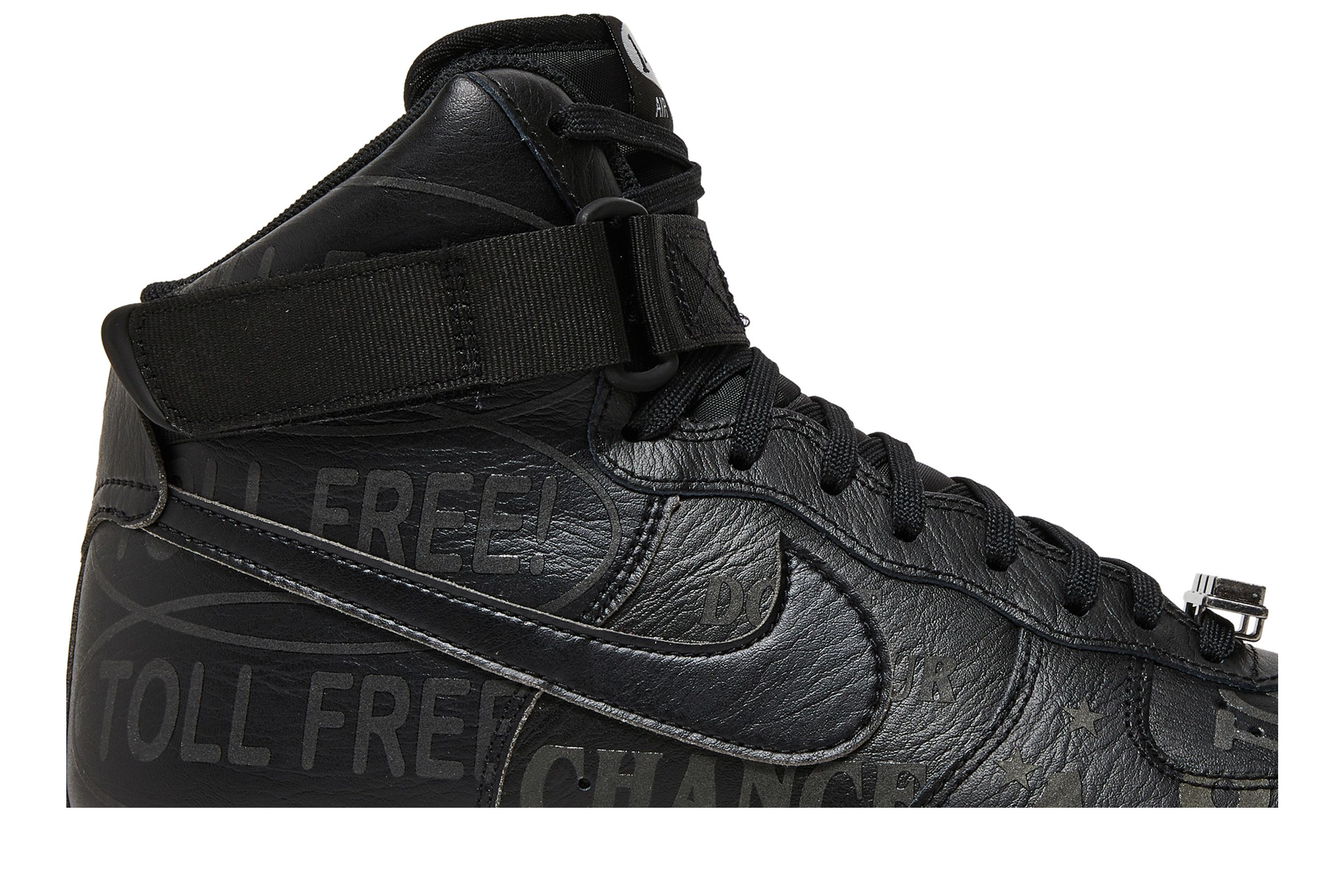 靴 Nike Air Force 1 HIGH '07 PRM CU1414-001 Nike Air Force 1 High '07 PRM Black Toll Free CU1414-001