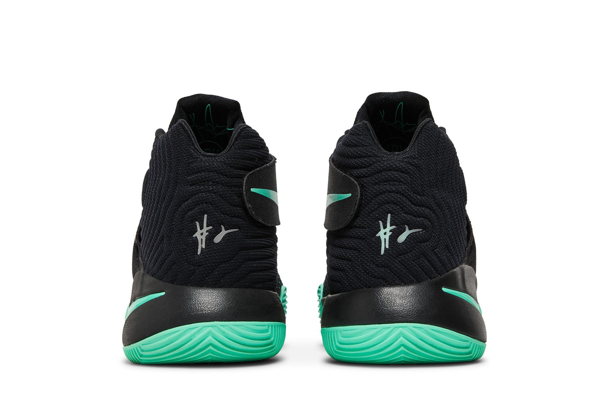 Kyrie 2 black and green top