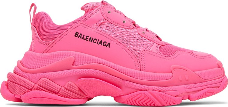 Buy Balenciaga Wmns Triple S Sneaker 'Fluo Pink' - 524039 W2CA5 - Pink | GOAT
