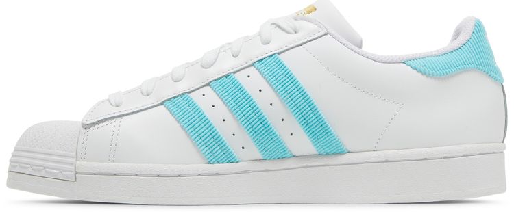 Adidas Superstar White Pulse Aqua