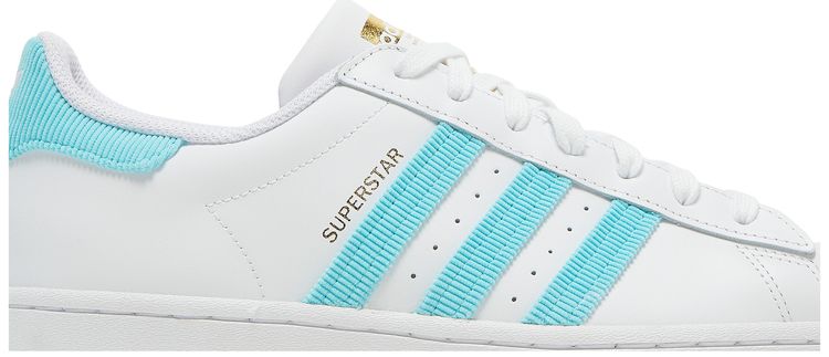Adidas Superstar White Pulse Aqua