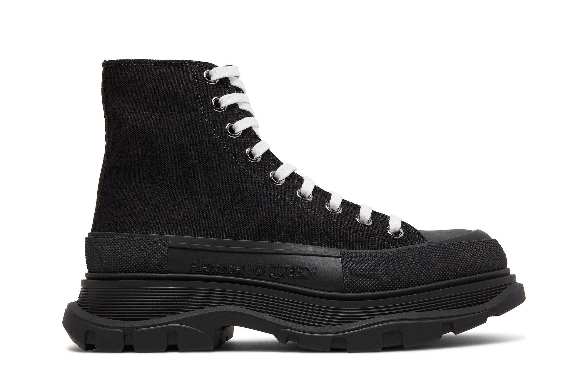 Buy Alexander McQueen Tread Slick Boots 'Black' - 604254