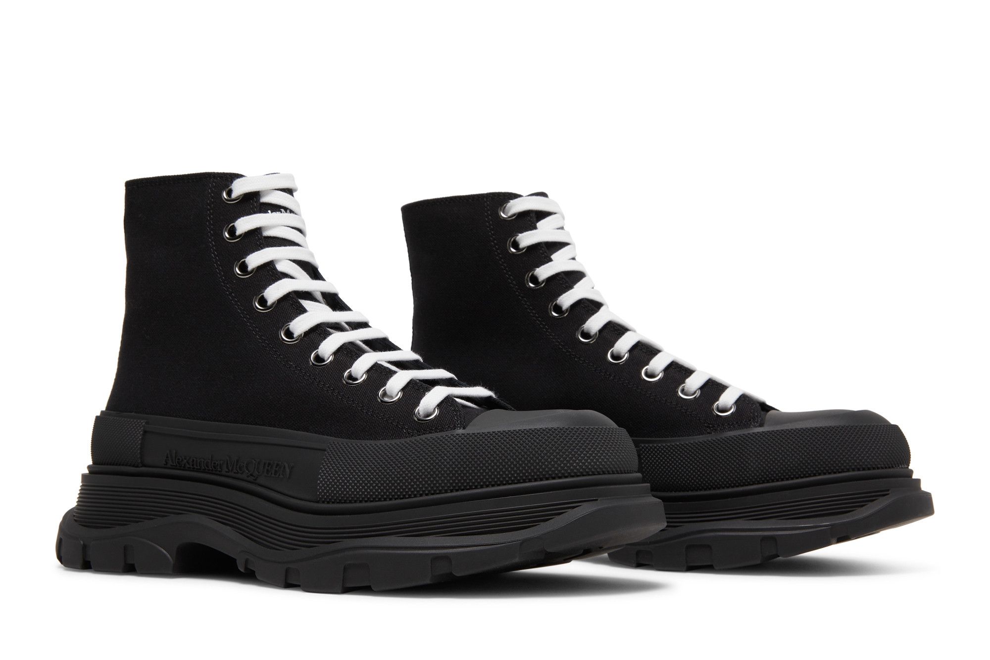 Buy Alexander McQueen Tread Slick Boots 'Black' - 604254