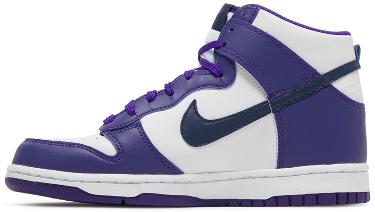 Nike Dunk High GS White Midnight Navy