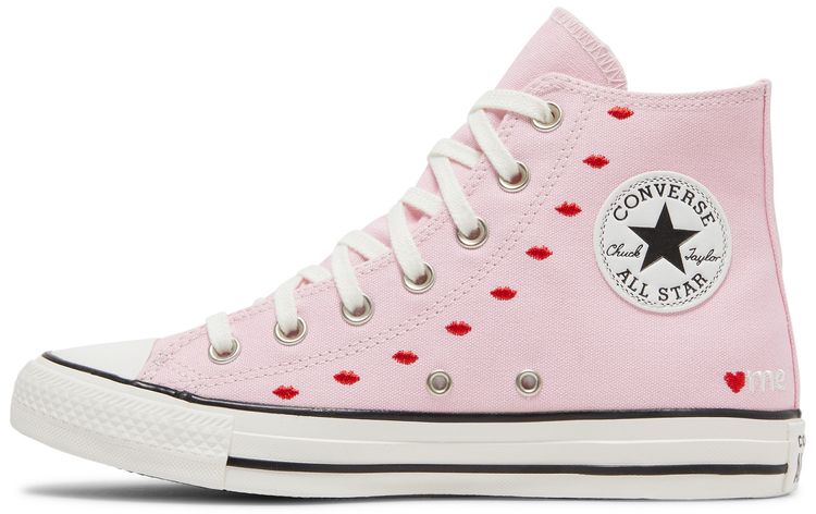 Converse Wmns Chuck Taylor All Star High Embroidered Hearts   Cherry Blossom