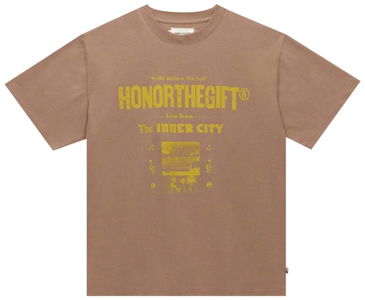 Honor The Gift Stereo Short Sleeve Tee Coyote