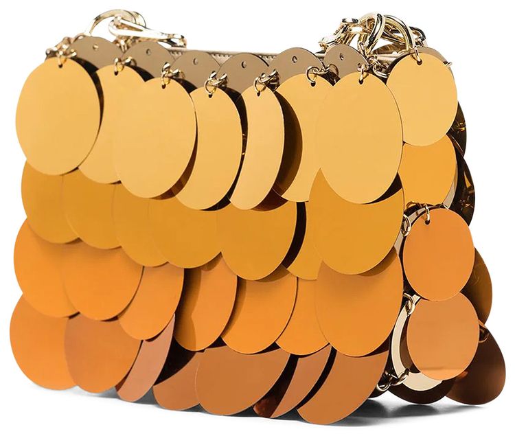 Rabanne Sparkle Nano Bag Gold