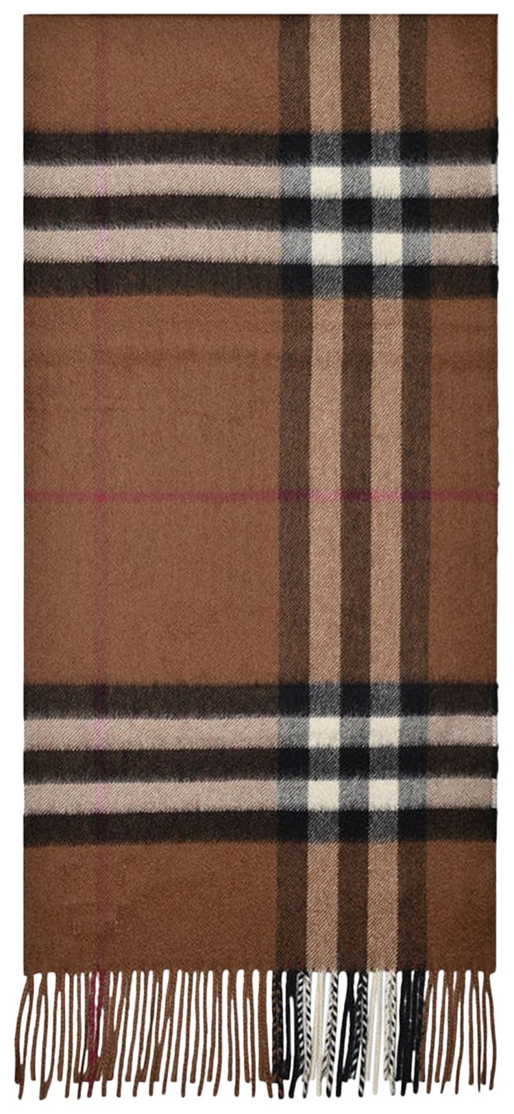 Burberry Giant Check Scarf Brown