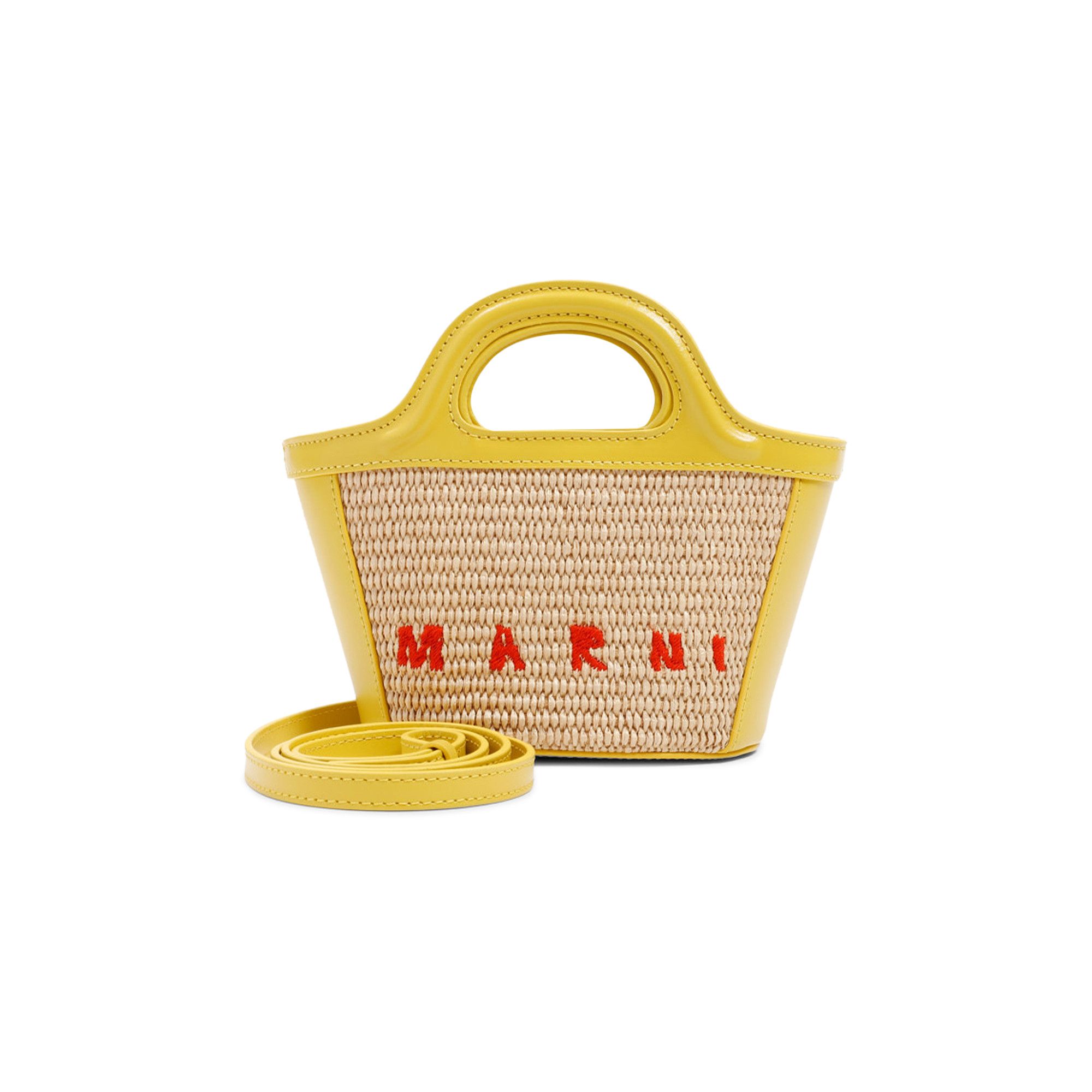 ☆MARNI☆ MICRO TROPICALIA 2wayバッグ YELLOW/ORANGE♪ Buy Marni Tropicalia Micro Bag 'Yellow' - BMMP0067Q0 P3860