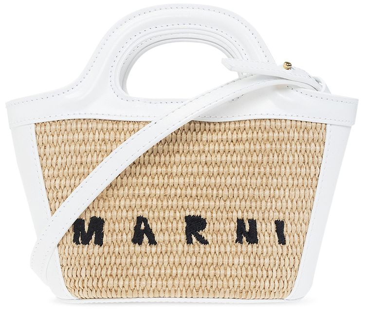 Marni Tropicalia Micro Bag White