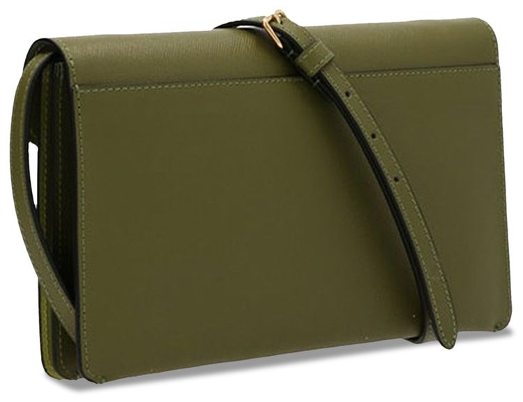 Marni 3 Comp Pouch Bag Green