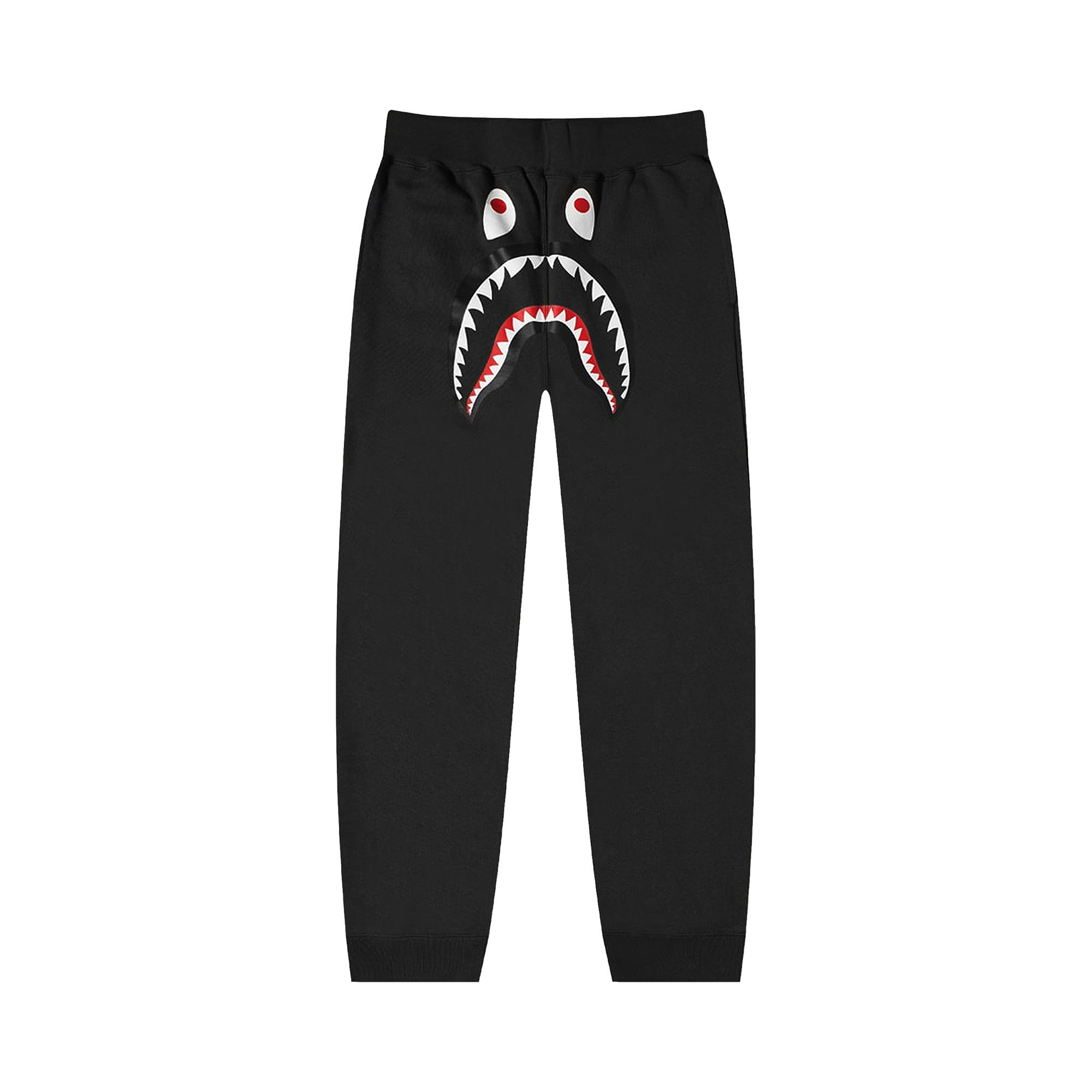 Buy BAPE Shark Sweatpants 'Black' - 001PTH801014M BLACK | GOAT CA