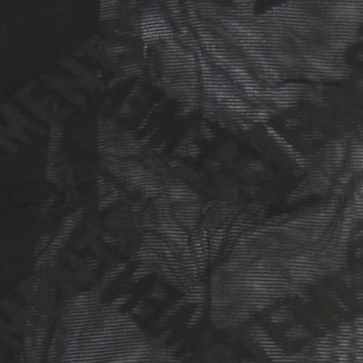 Vetements Monogram Knit Logo Tights Black
