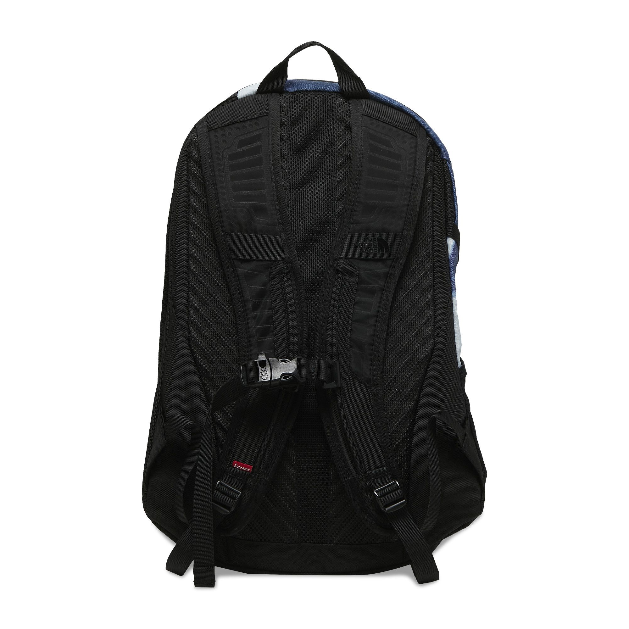 Supreme x The North Face Bleached Denim Print Backpack