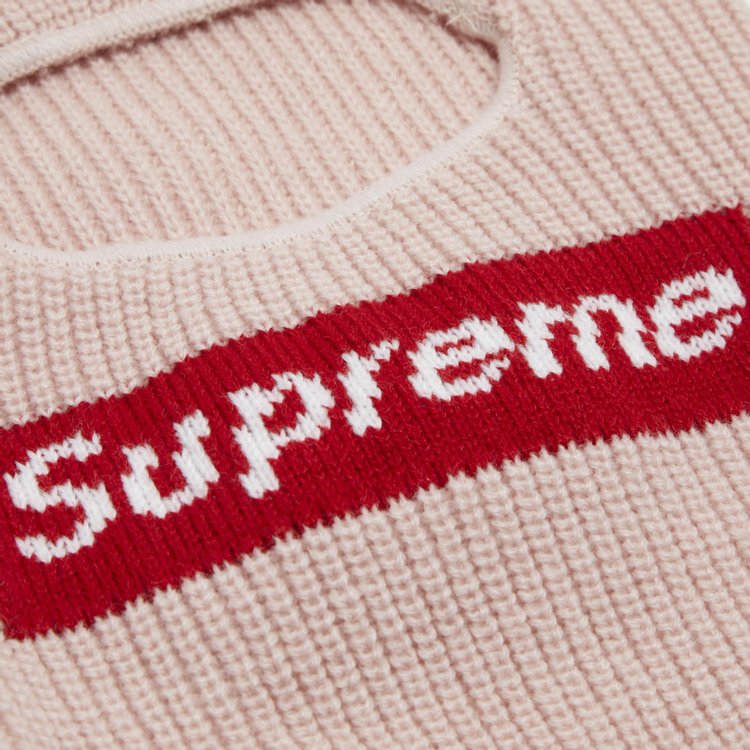 Supreme x New Era Box Logo Balaclava Pink