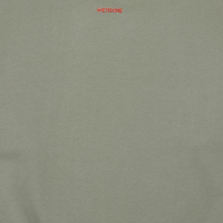 We11done Big Logo Arm Sweatshirt Khaki