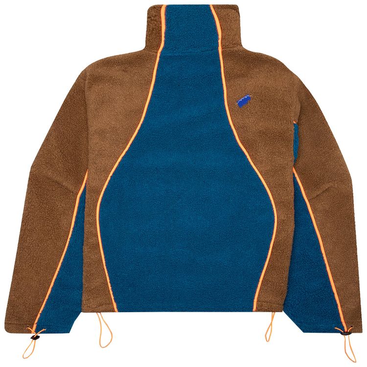 Ader Error Fleece Victo Jacket Brown