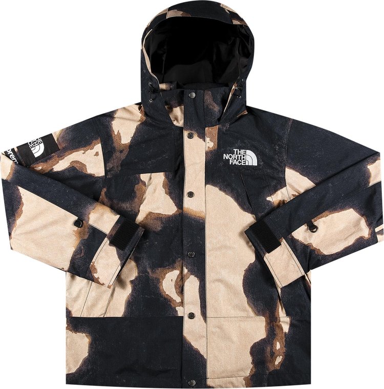 Buy Supreme x The North Face Bleached Denim Print Mountain Jacket 'Black' -  FW21J55 BLACK