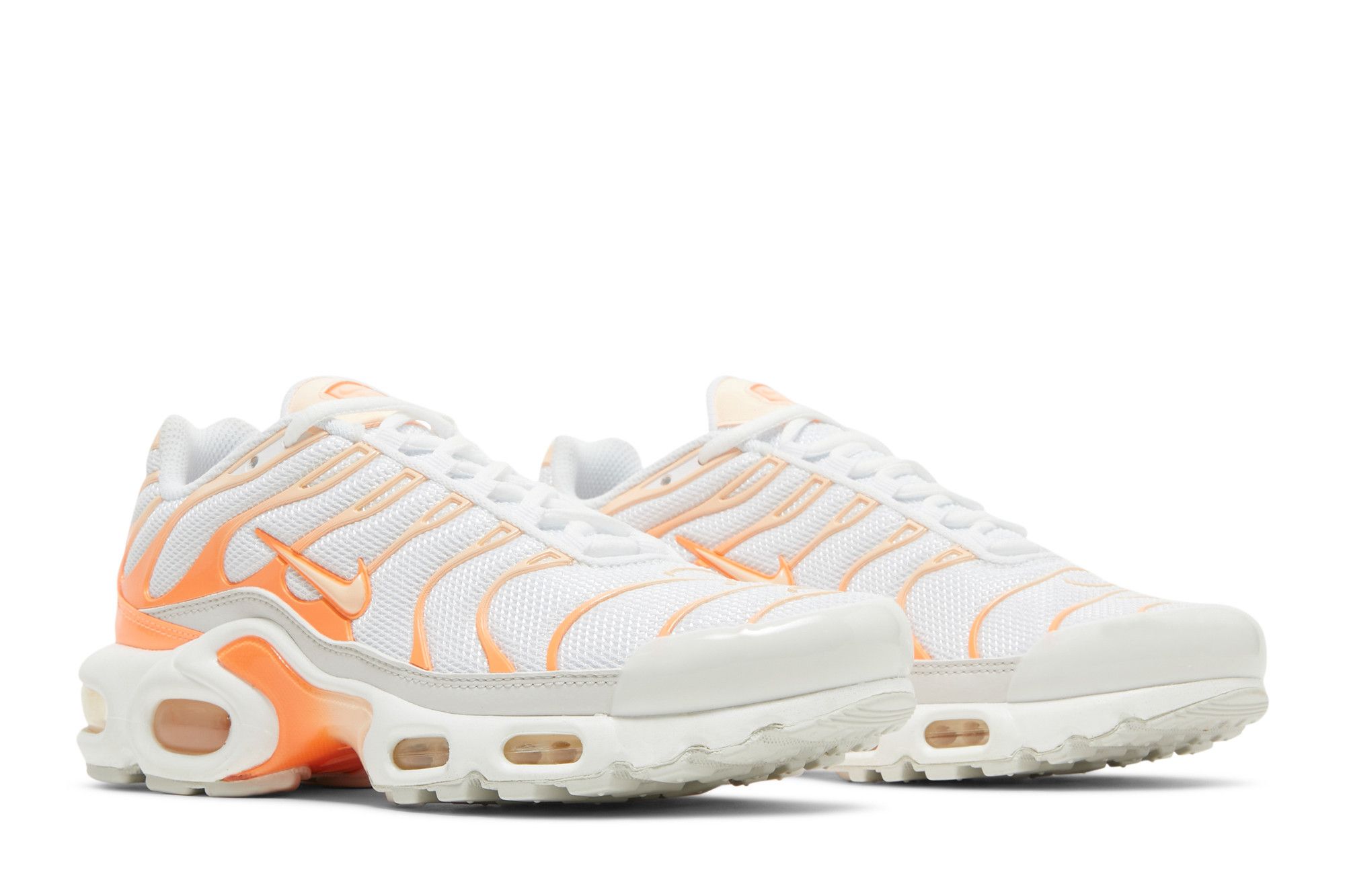 White and orange air max plus discount