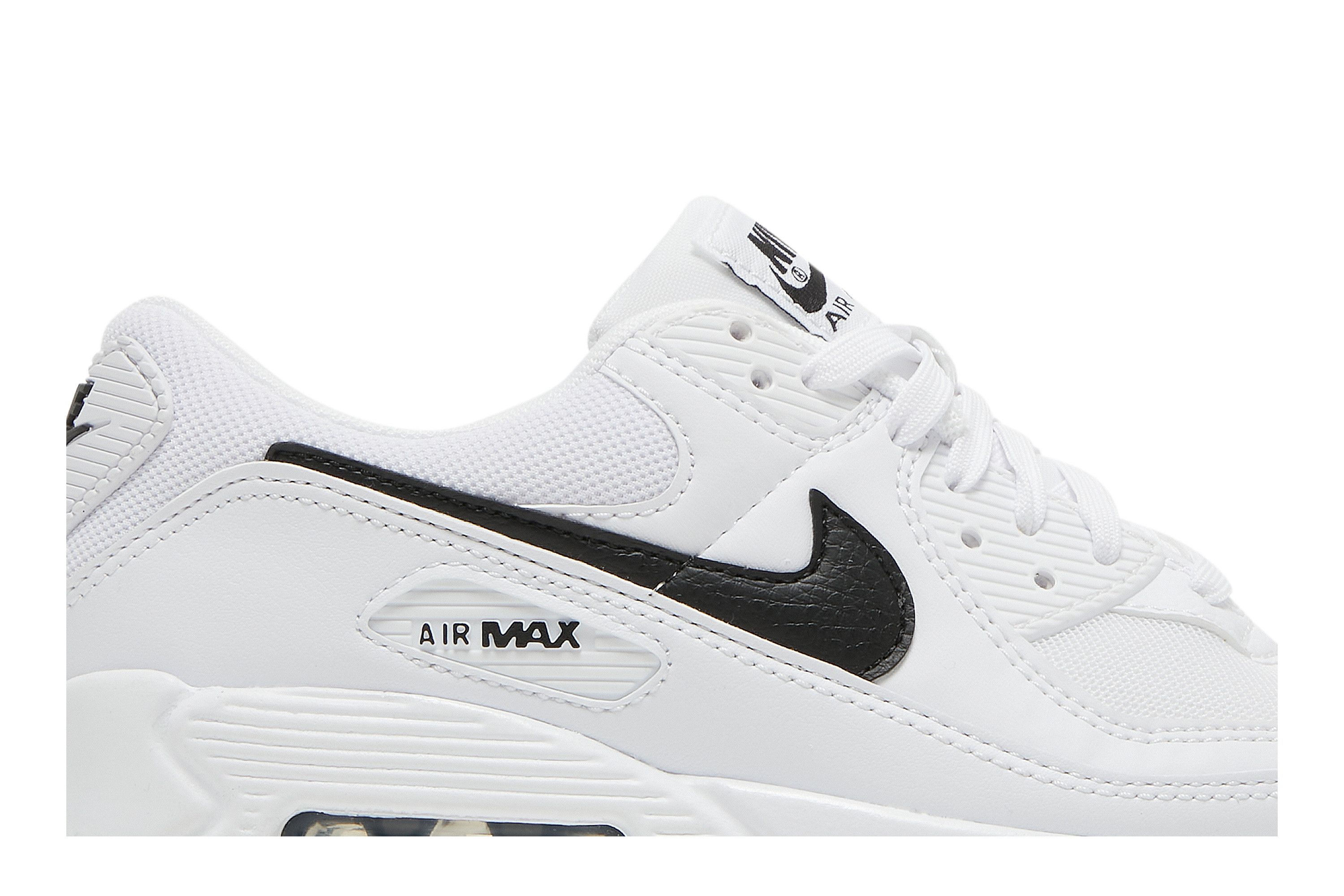 White air max with black tick top