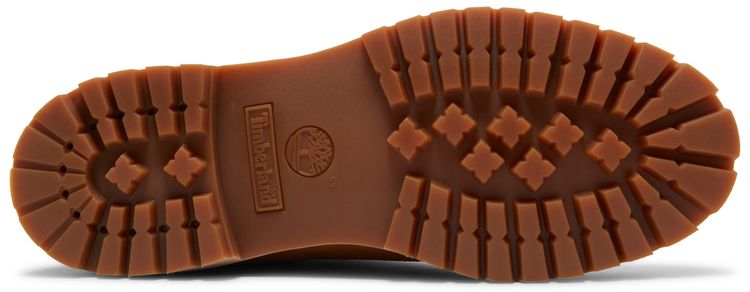 Timberland 6 Inch Premium Boot Repeat Logo   Wheat