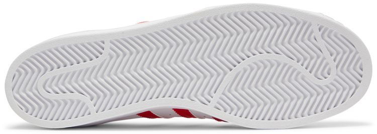 Adidas Superstar White Vivid Red