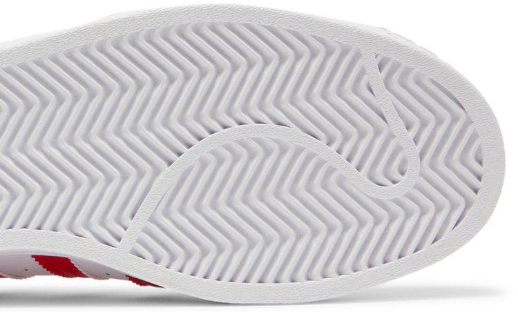Adidas Superstar White Vivid Red