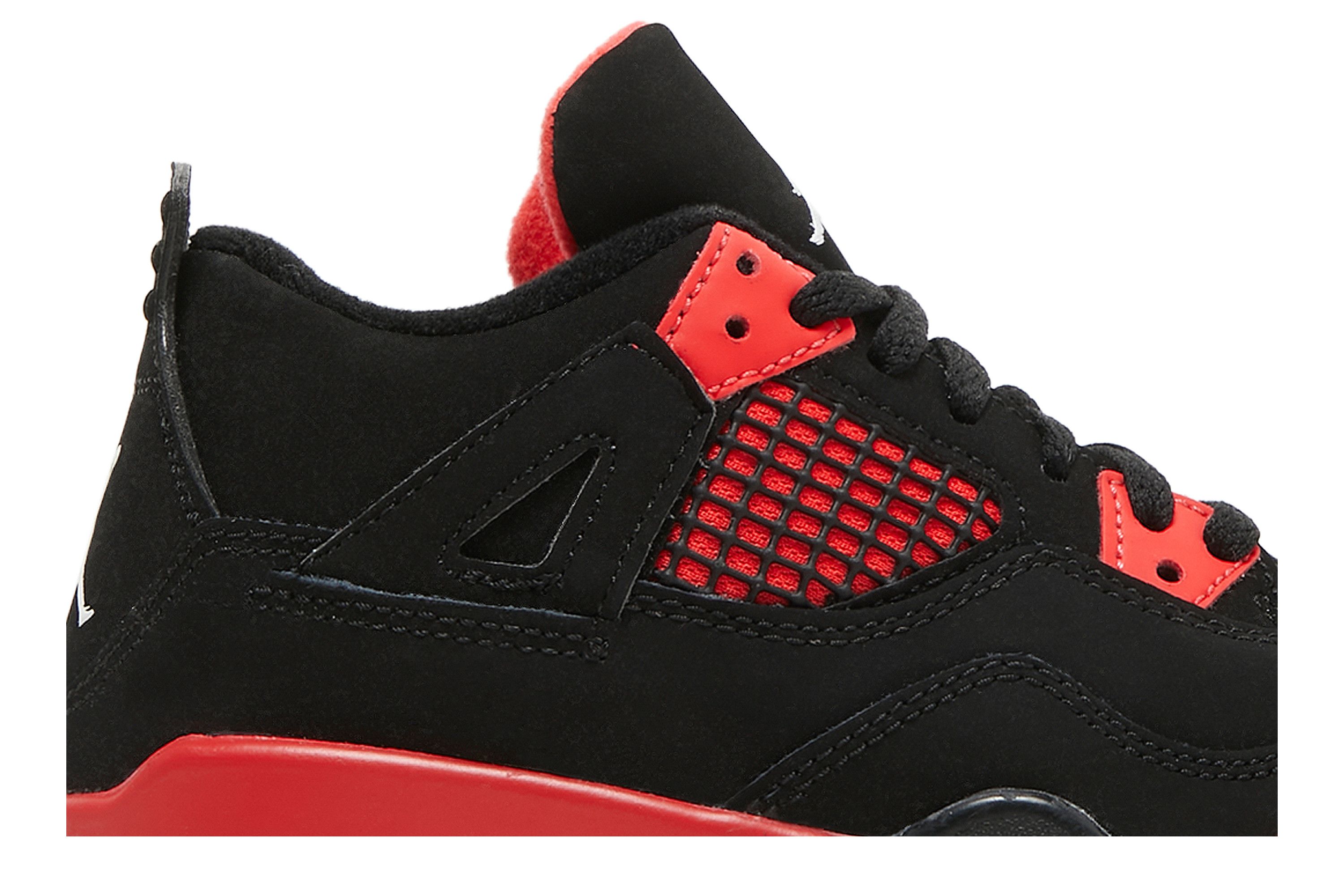 Jordan 4 retro black red discount