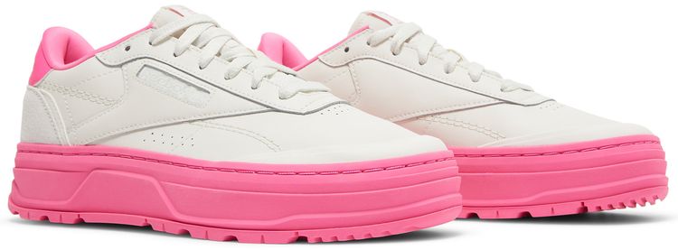 Reebok Wmns Club C Double Geo Chalk Atomic Pink