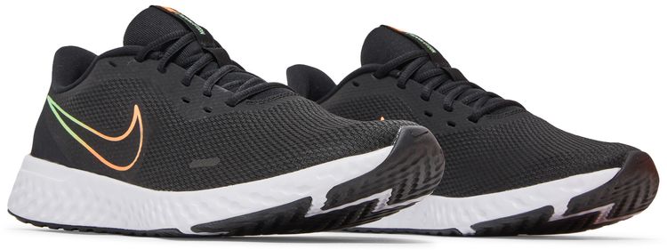 Nike Revolution 5 Black Atomic Orange