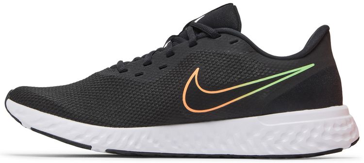 Nike Revolution 5 Black Atomic Orange