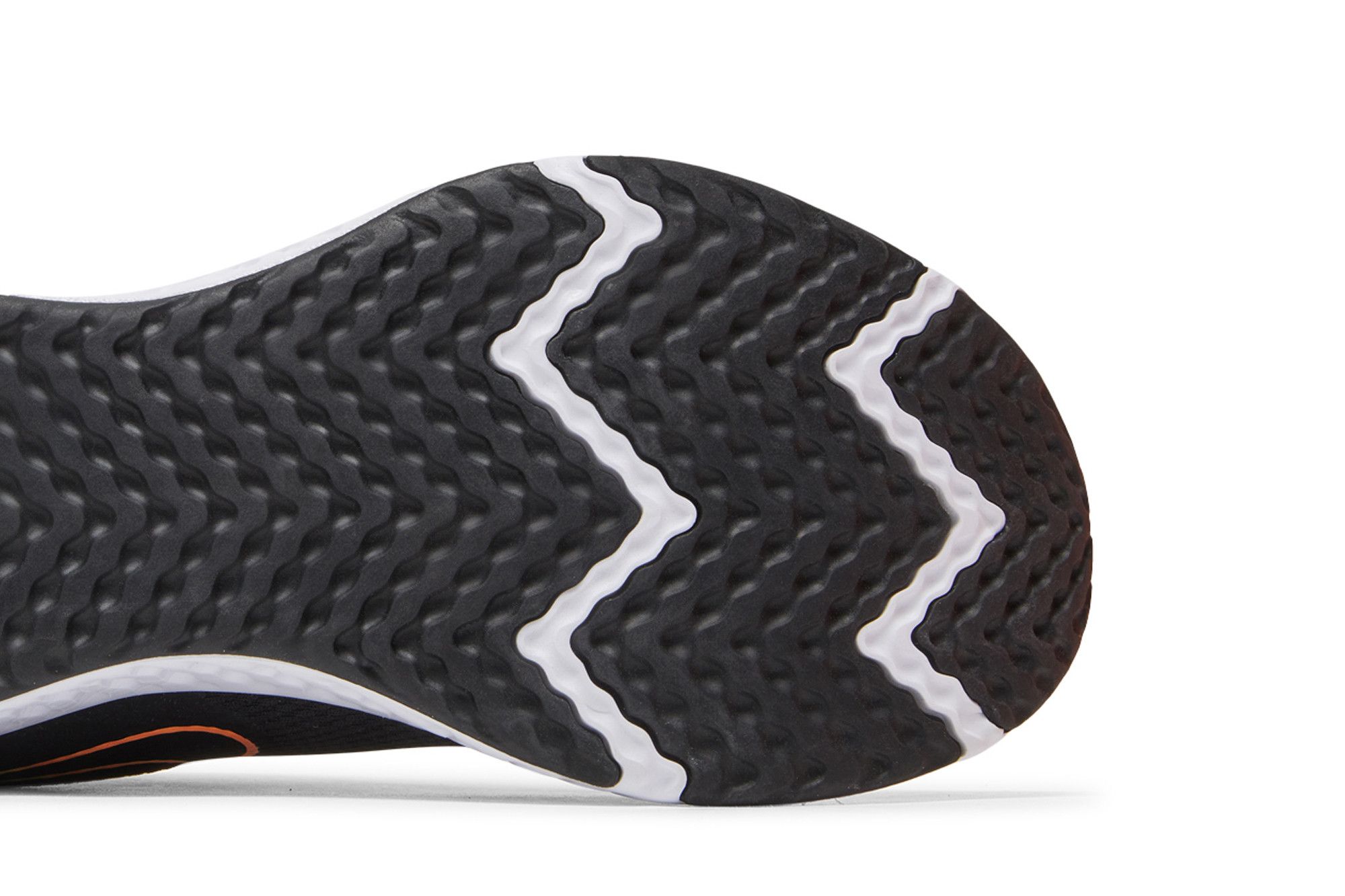 nike revolution 5 black atomic orange