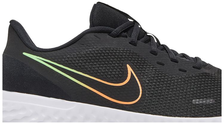 Nike Revolution 5 Black Atomic Orange