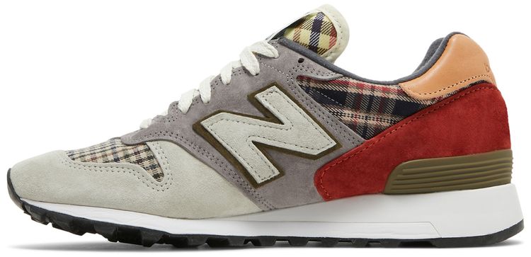 New Balance 1300 Made in USA Plaid Pack   Grey