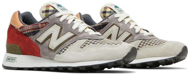 New Balance 1300 Made in USA Plaid Pack   Grey