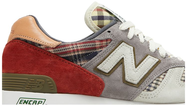 New Balance 1300 Made in USA Plaid Pack   Grey