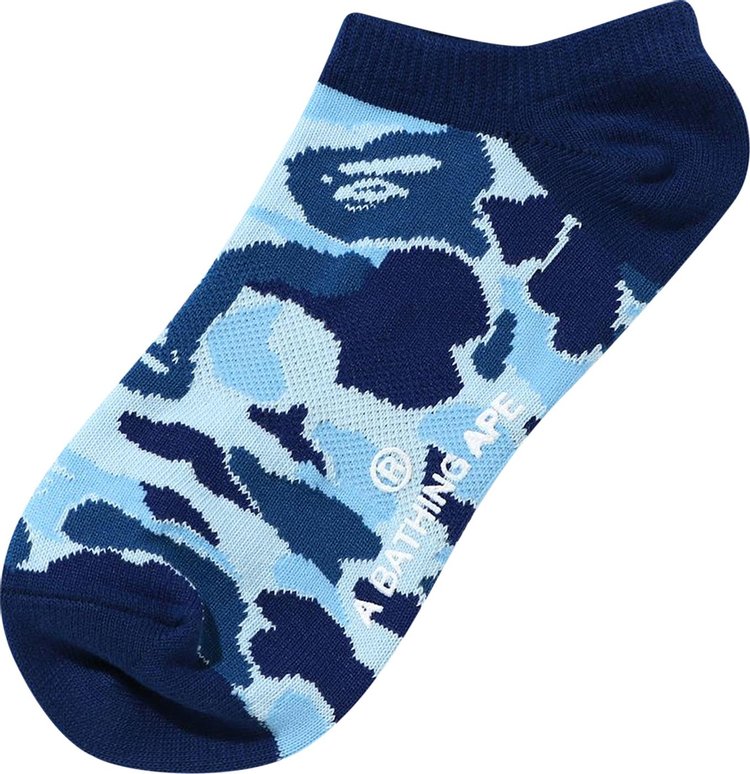 BAPE ABC Camo Short Socks 'Blue'