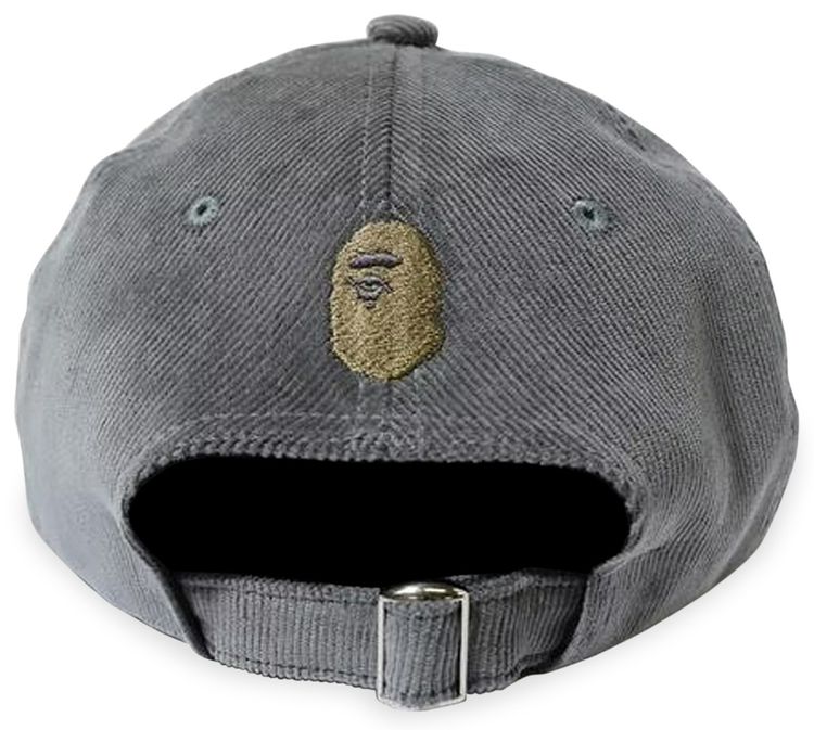 BAPE Corduroy Panel Cap Grey