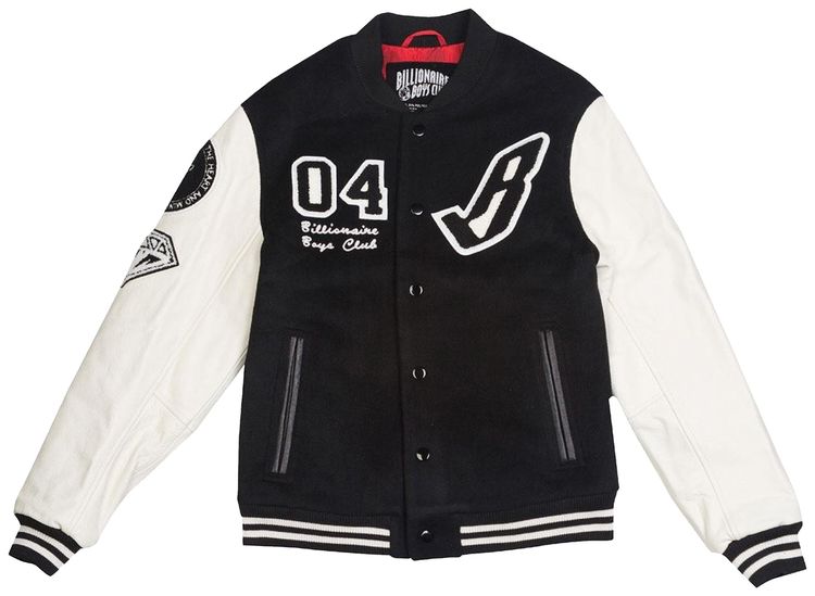 Billionaire Boys Club BB Letterman Jacket Black