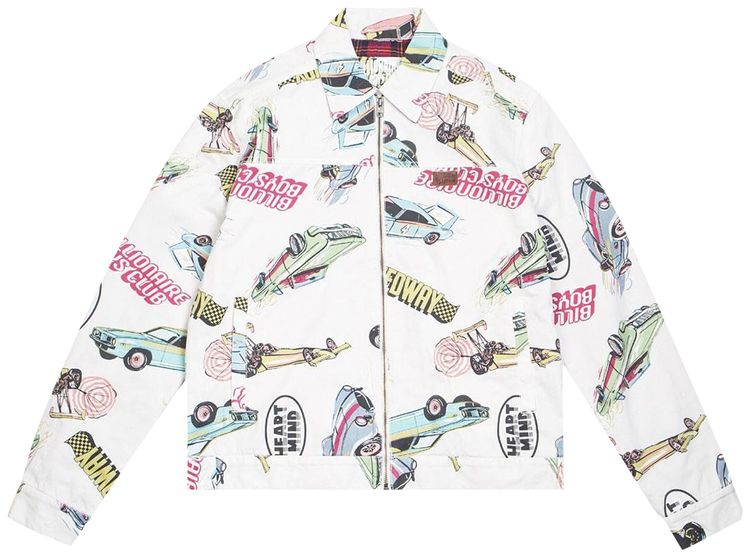 Billionaire Boys Club Gear Head Jacket White