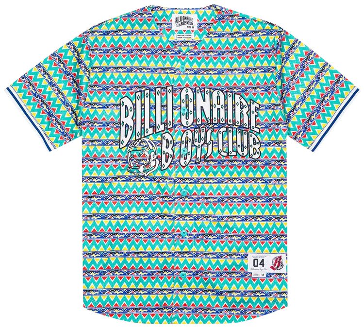 Billionaire Boys Club Lightyears Jersey GreenWhitePattern