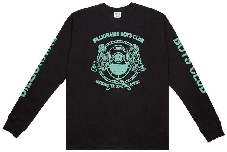 Billionaire Boys Club Mission Long Sleeve Tee Black
