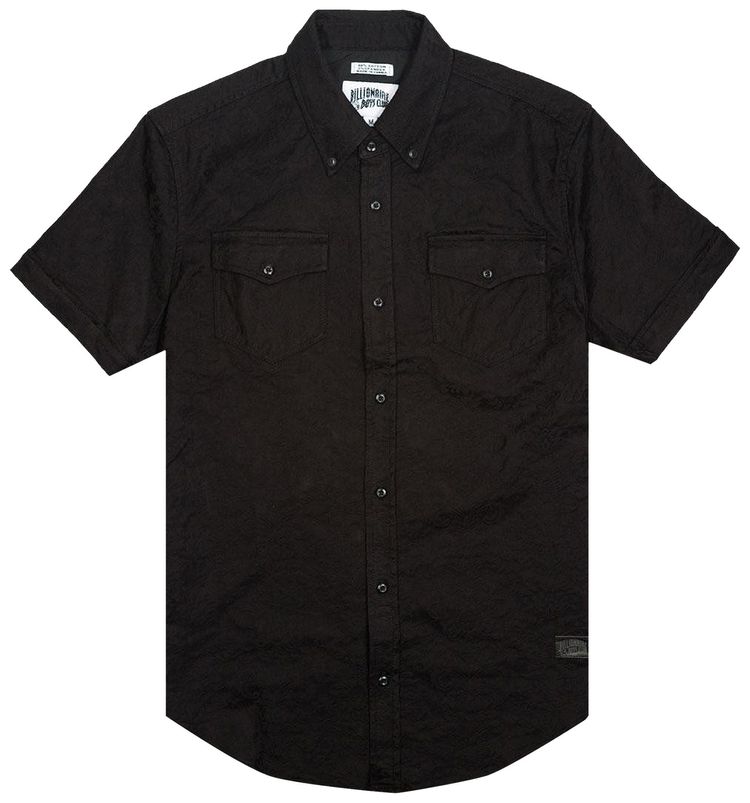 Billionaire Boys Club Garden Woven Shirt Black
