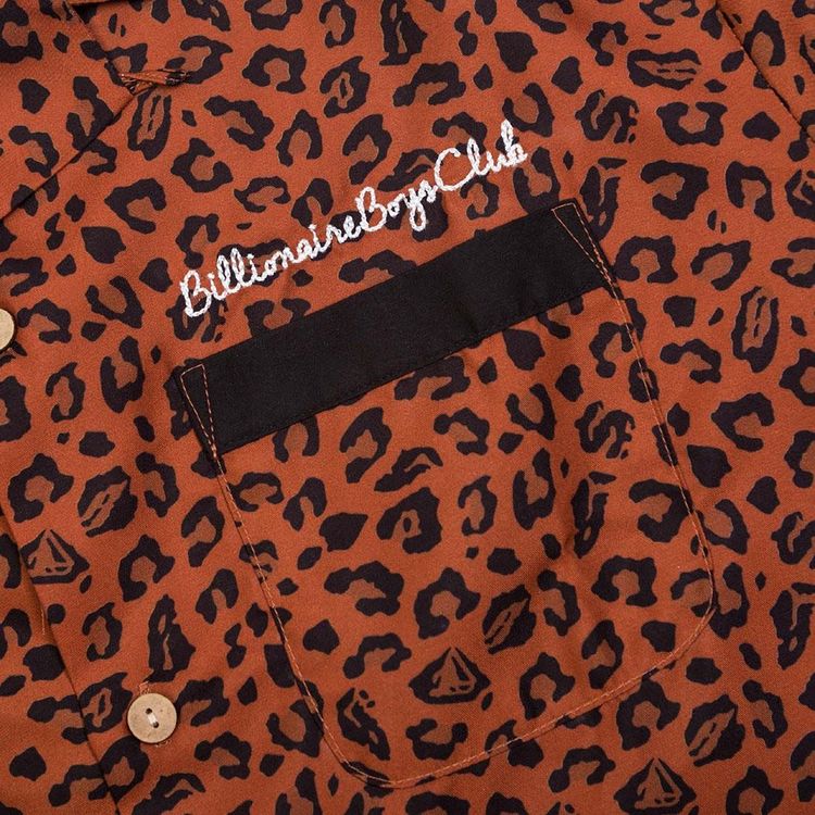 Billionaire Boys Club Leone Woven Shirt CheetahCinnamon