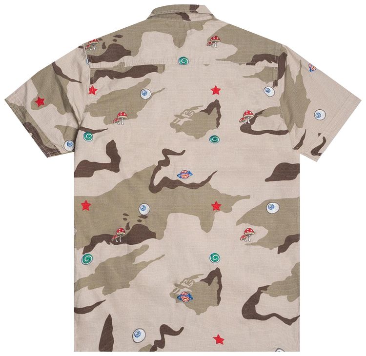Billionaire Boys Club All Seeing Woven Shirt CamoSmoke
