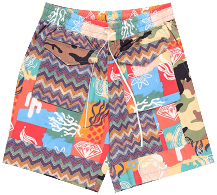 Billionaire Boys Club Shark Shorts BluePinkMixed