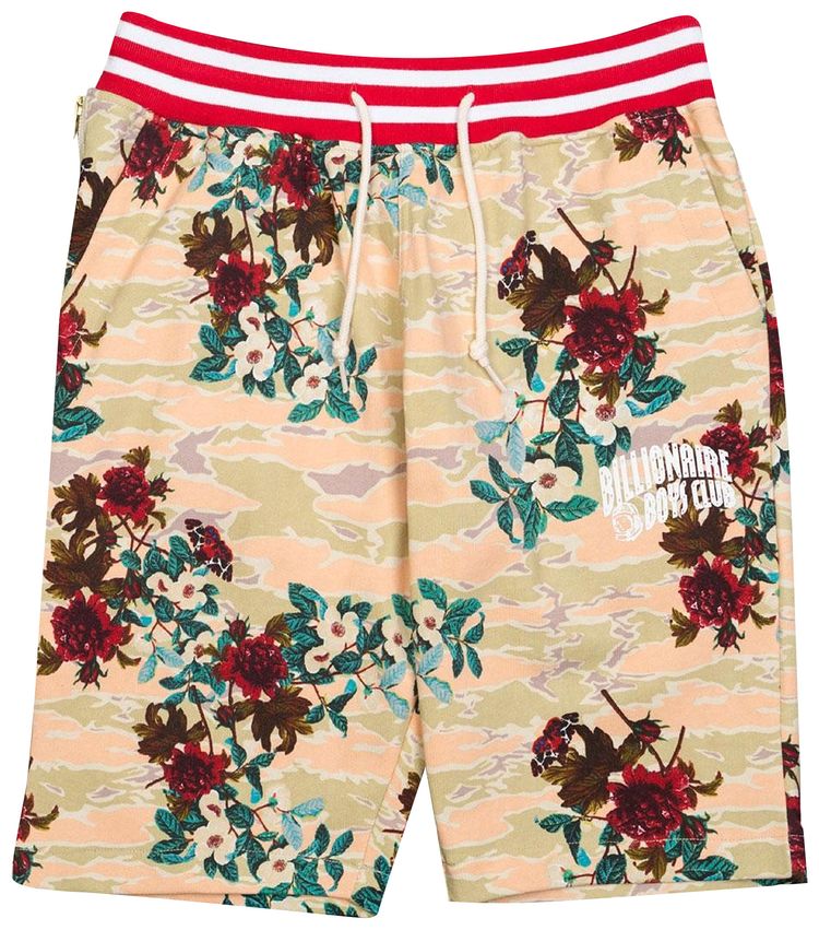 Billionaire Boys Club Hidden Floral Shorts WhiteEggnog